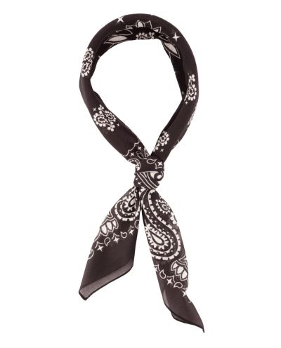 Zijde-blend bandana sjaal