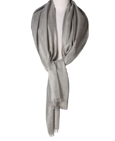 Stola met lurex glittereffect