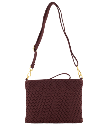 Zila gevlochten clutch