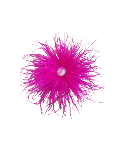 Veren broche / corsage met strass details