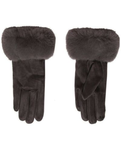 Handschoenen met kunstbont randje