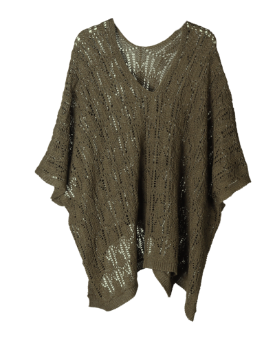 Gehaakte poncho 