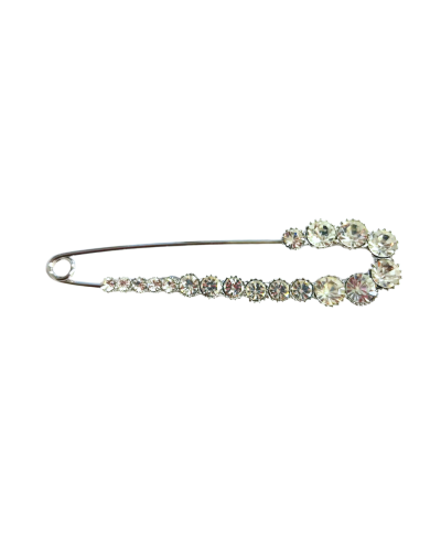 Grote broche speld met strass