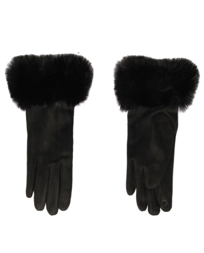 Handschoenen met kunstbont randje