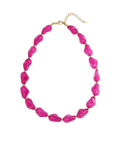 Liv kralenketting in hardroze