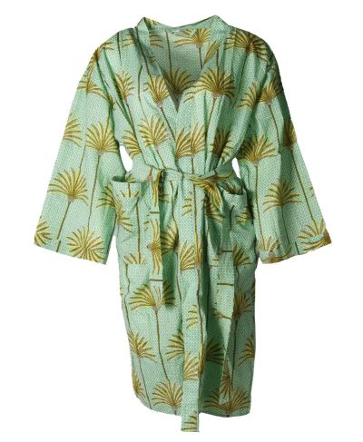Kimono met palmbomen print