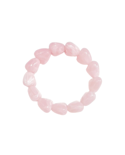 Chunky hartjes armband met marmer effect