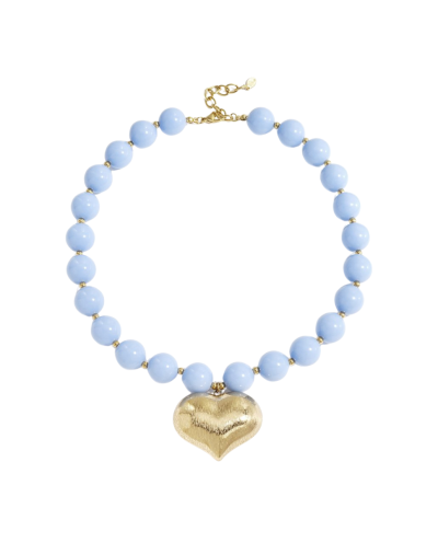 Nina kralenketting met hart bedel