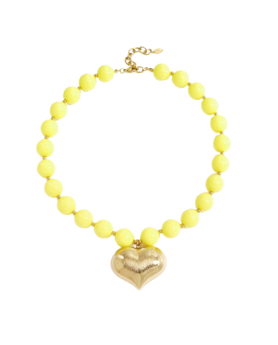 Nina kralenketting met hart bedel