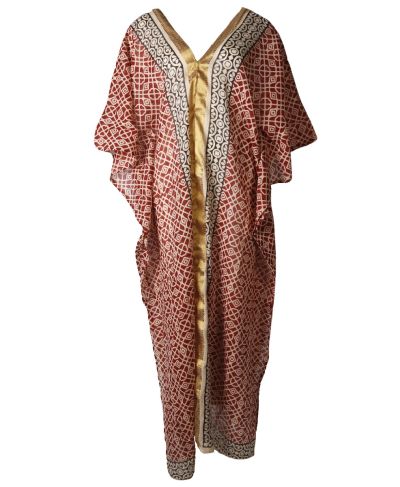 Lange katoenen 'Lisa' kaftan 