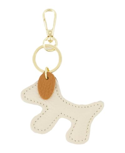 Tashanger hondje – Grain Leer in lichtbeige