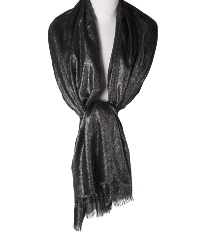 Stola met lurex glittereffect