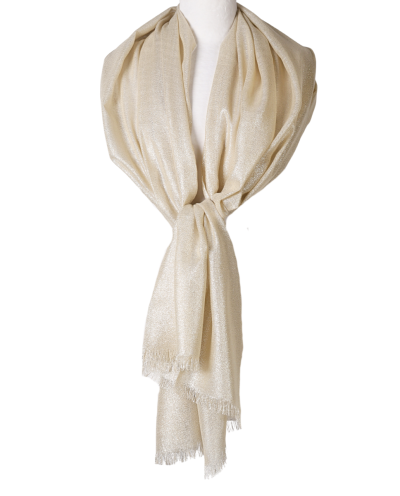 Stola met lurex glittereffect