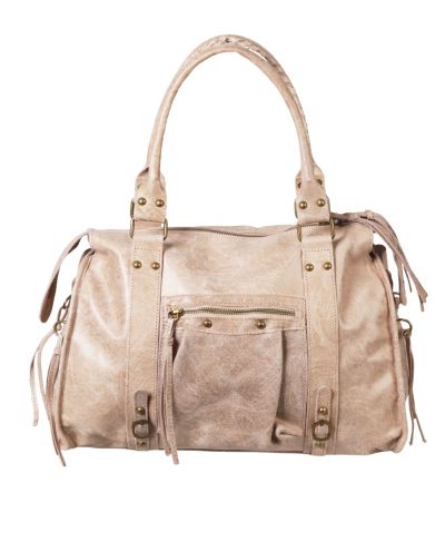 Large lederen city bag