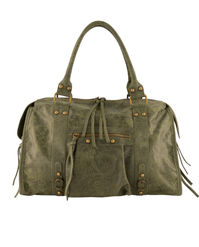Large lederen city bag