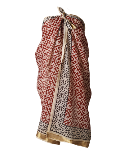 Anika sarong met ornamentprint