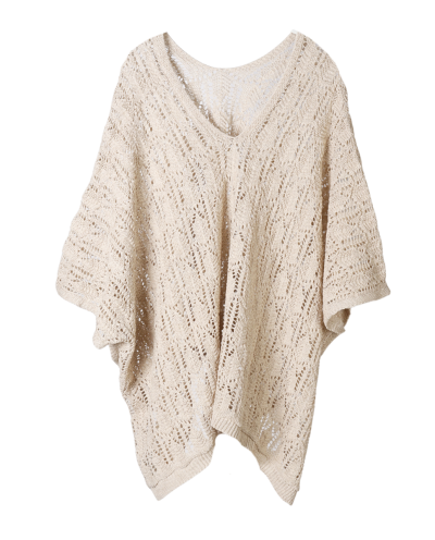 Gehaakte poncho 