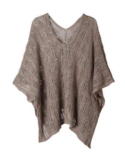 Gehaakte poncho 