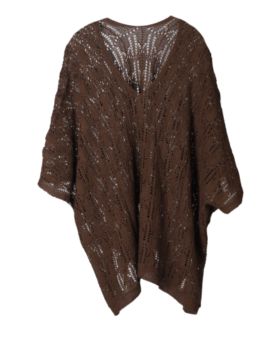 Gehaakte poncho 