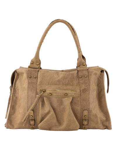Large lederen city bag