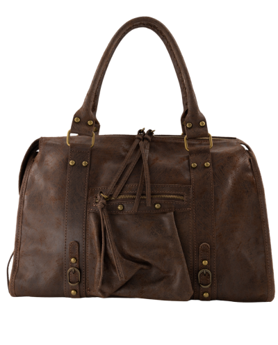 Large lederen city bag