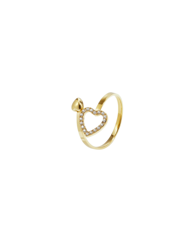 Ring met een schattig hartje