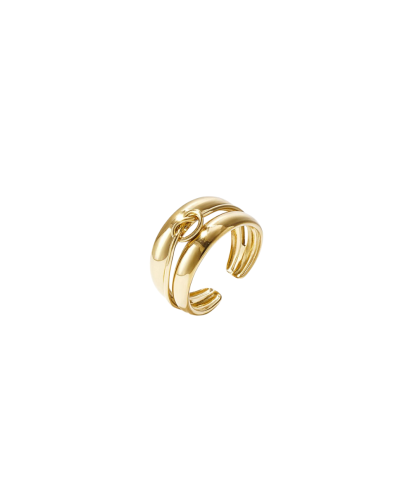 Ring met minimalist twisted detail