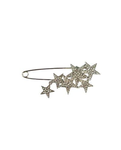 Fashion speld met strass sterren