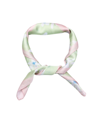 Sjaaltje met romantische bloemenprint