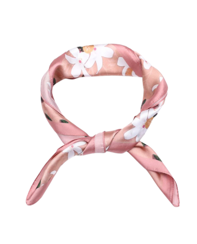Sjaaltje met romantische bloemenprint
