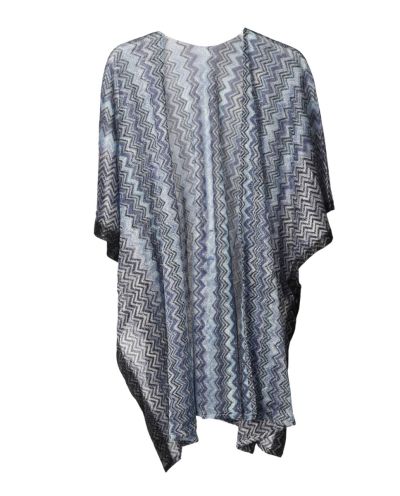 Korte kimono met zigzag patroon