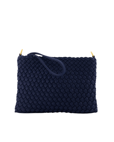 Zila gevlochten clutch