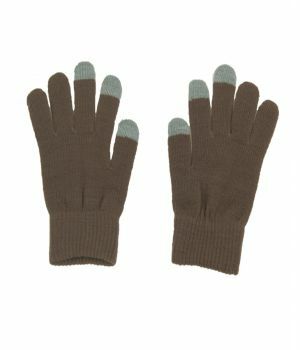 Beige-bruine iGloves Touchscreen handschoenen met Etip vingertoppen