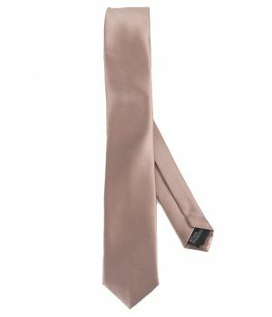 Beige zijde-blend stropdas