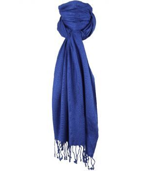Blauwe pashmina sjaal