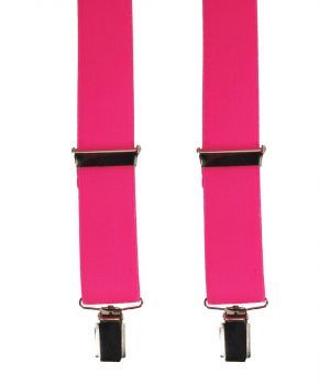 Bretels in neon roze