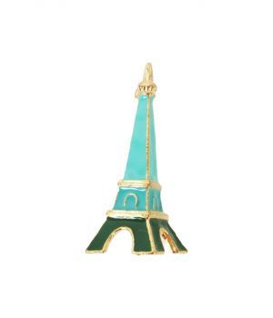 Broche- turquoise Eiffeltoren