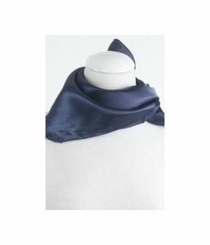 Effen marineblauw sjaaltje