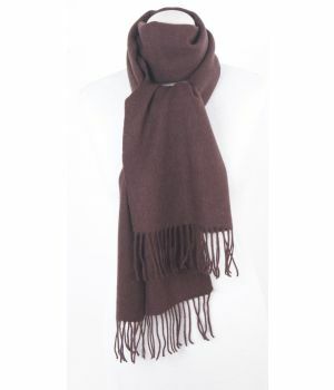 Zachte kwaliteit  wollen sjaal met franje