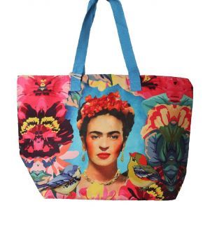 Frida Kahlo strandtas met make-uptasje