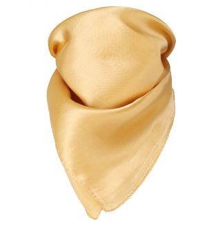 Goudkleurige satijn zijden sjaal