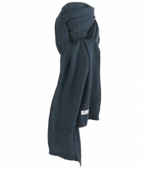 Kasjmier-blend sjaal in donker-jeans
