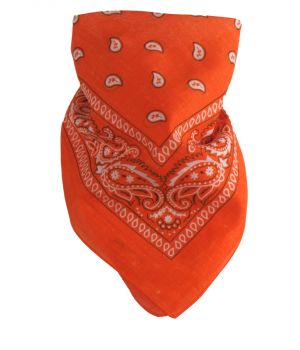 Boerenzakdoek / bandana  in oranje