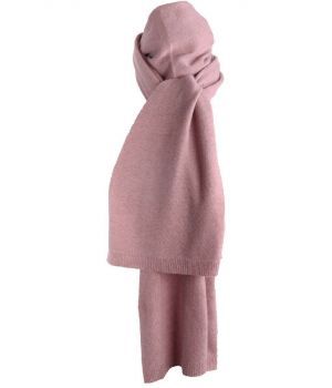 Oudroze kasjmier-blend sjaal