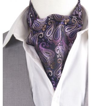 Set met paisley print cravat + pochet