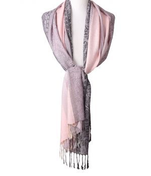 Pashmina sjaal in roze tinten