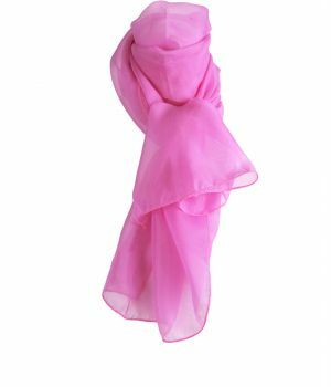 Effen zuurstok roze voile sjaal