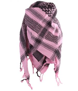 PLO sjaal / Arafat sjaal in roze en zwart
