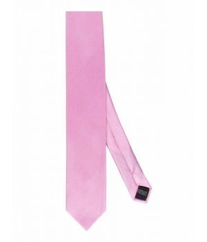 Roze zijden stropdas