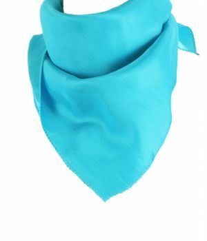 Vierkante turquoise sjaal 